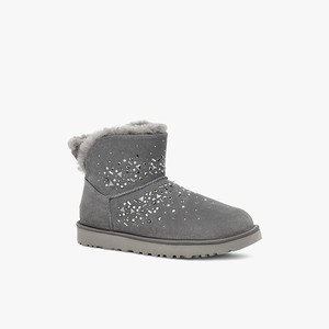 Ugg Classic Galaxy Bling Mini Stövlar Dam Grå (547260HCP)